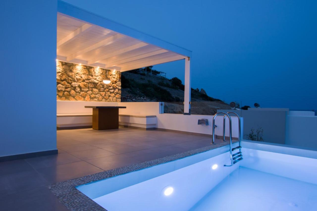 Theros Luxury Villas Damatria Exterior photo